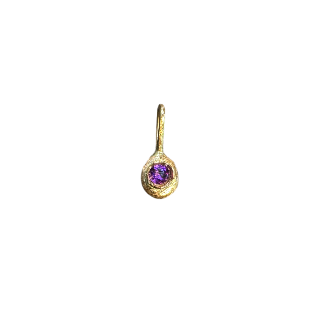 14k Mini beam pendant