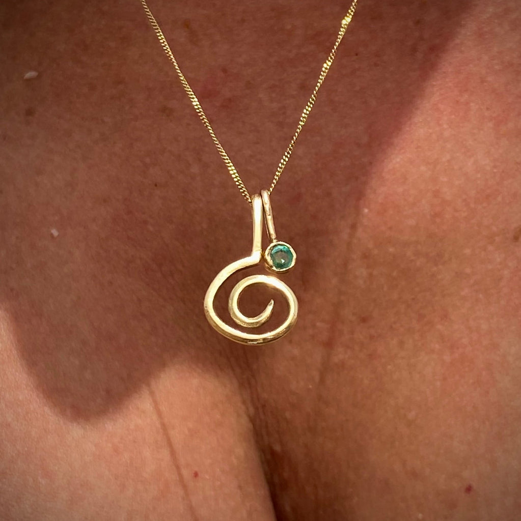 14k Gold Spiral