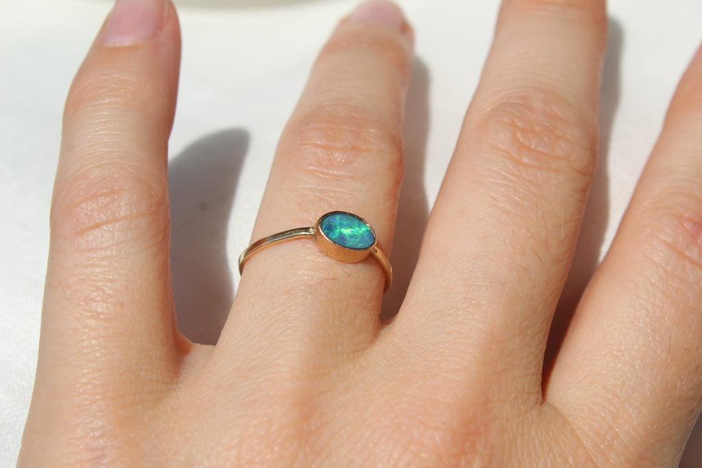 14k Isla Opal ring