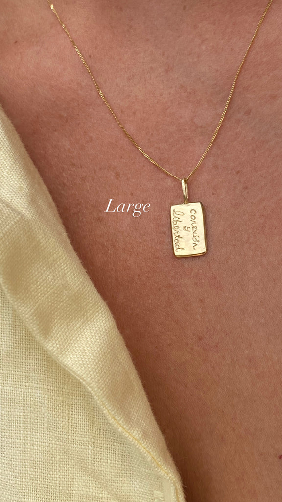 14k Personalised Medallion