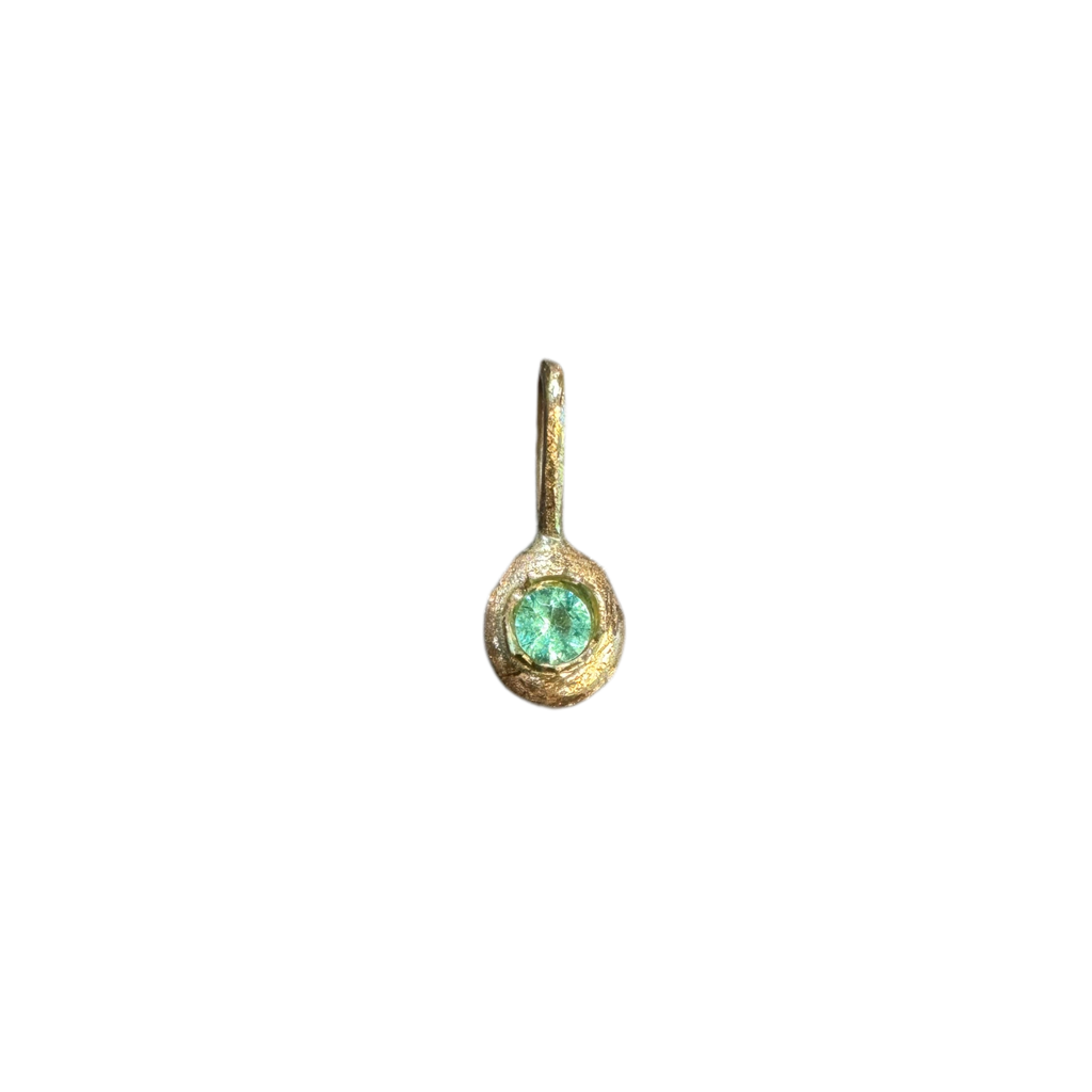 14k Mini beam pendant
