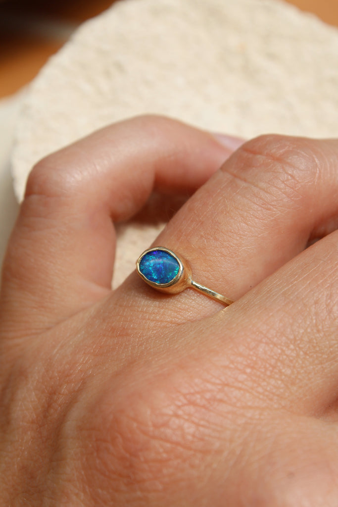 14k Isla Opal ring